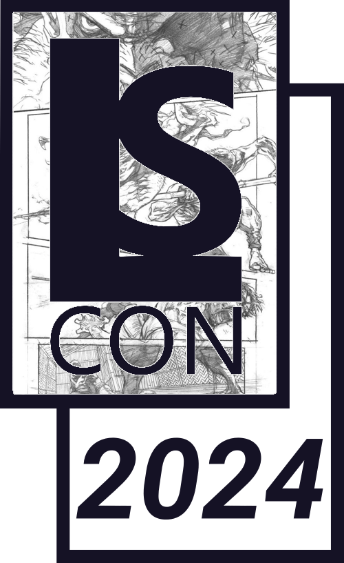 LSCON 2024 logo blue comic LSCON 2024 logo